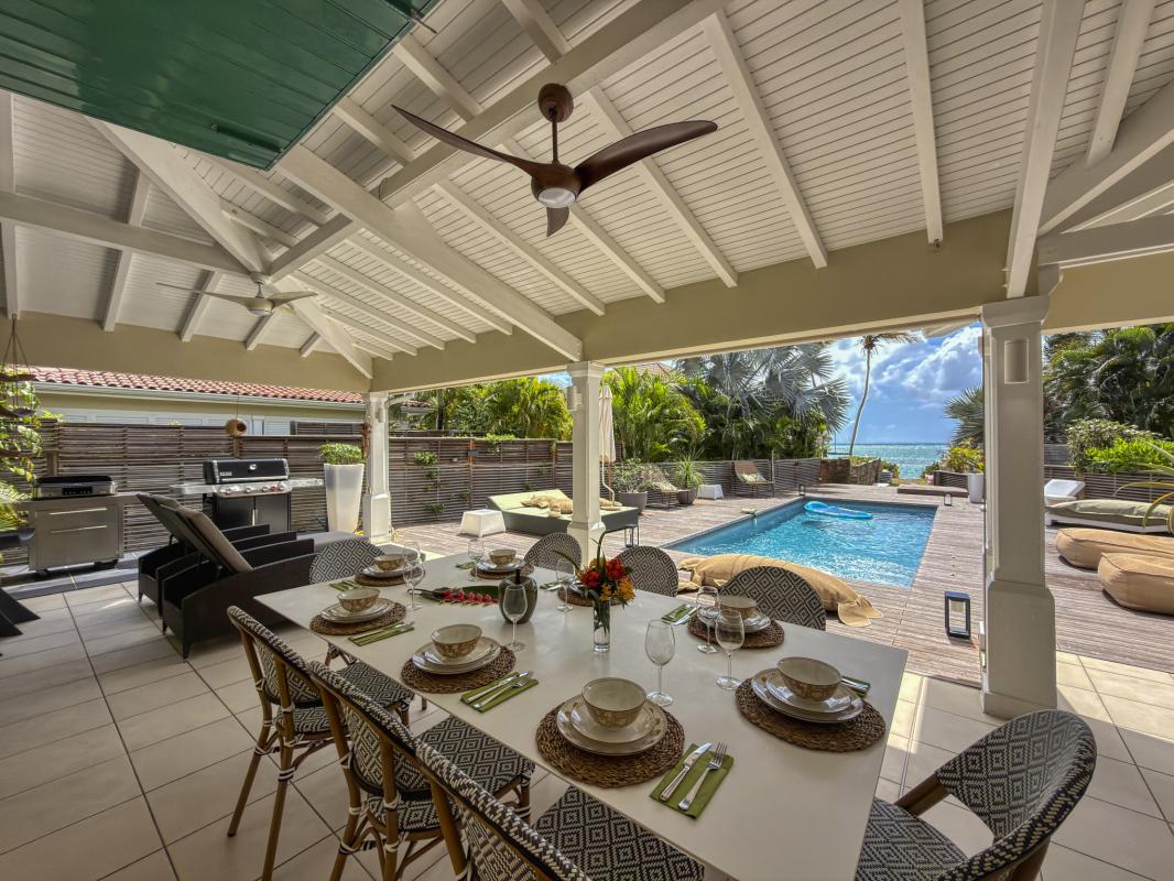 17.Location villa 4 chambres piscine saint françois guadeloupe - Vue mer